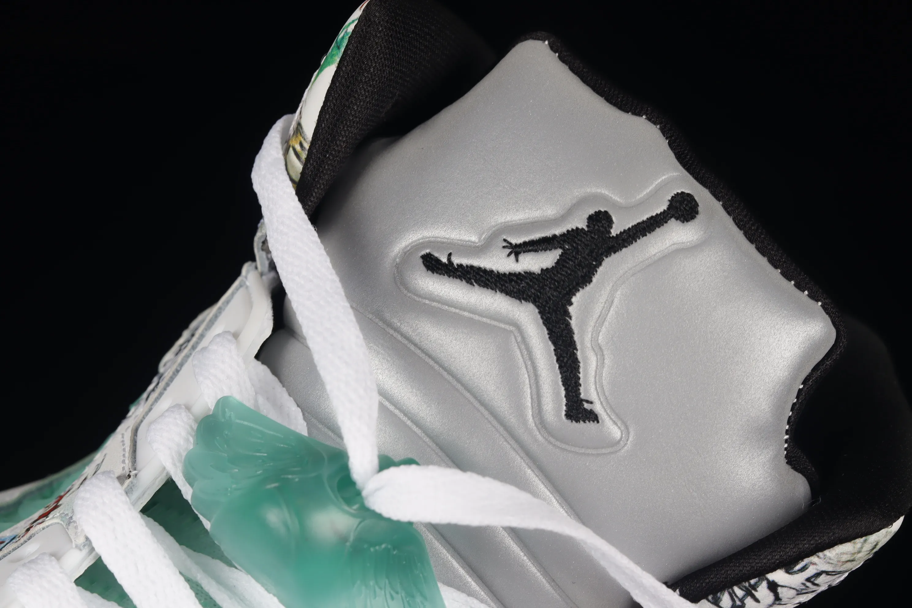 All Categories Air Jordan Jordan Series Basketball Shoes Air Jordan 5 Air Jordan 5 Retro "Wings" AJ5 Joe 5 Emerald Green Wings Graffiti 3M Luminous AV2405-900